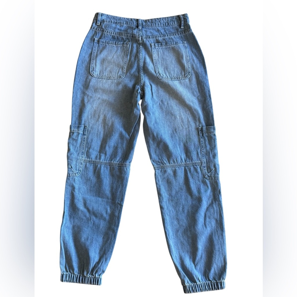 High-Rise Light Blue Women’s Denim Jeans Size Small - Picture 4 of 7